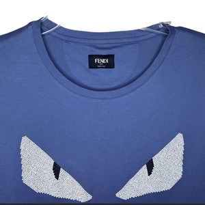 Fendi cristal monster eyes T-shirt